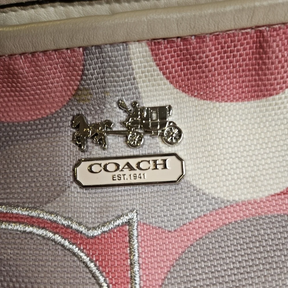 Coach Chelsea Scarf Print 19400 Pink - Picture 3 of 12